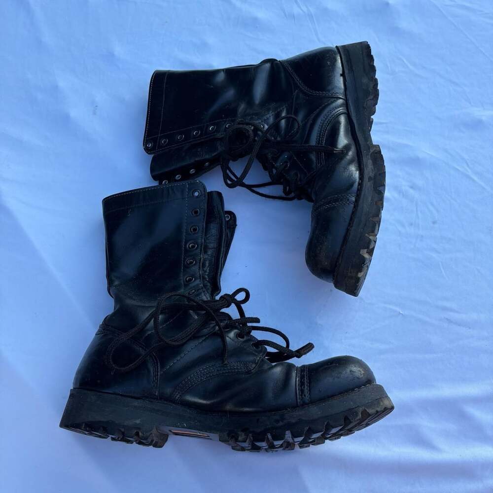 VTG Vietnam War Corcoran Jump Boots 11.5 EE Named Veteran Bill Kluesner